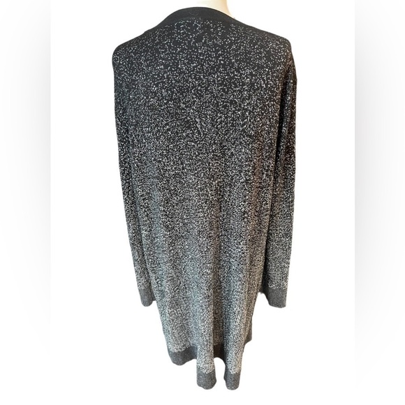 SOMA lurex Duster Black Omnre, extra Large, NWT sparkle and shine - Picture 13 of 16